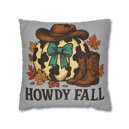 Howdy Fall Decorative Pillowcase - Cozy Autumn Home Decor, Farmhouse Style Decorative Pillow Cover, Perfect Fall Gift - VYBE Shop