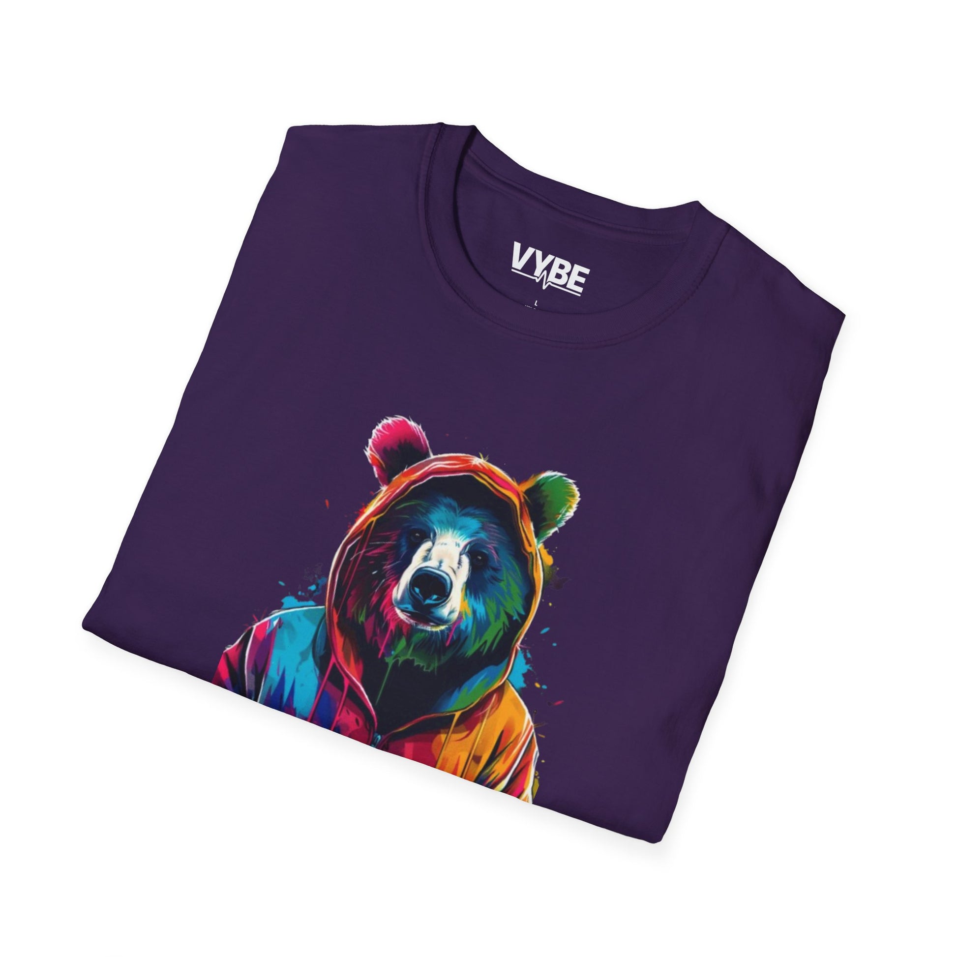 Neon- Bear Graphic T-Shirt - VYBE Shop
