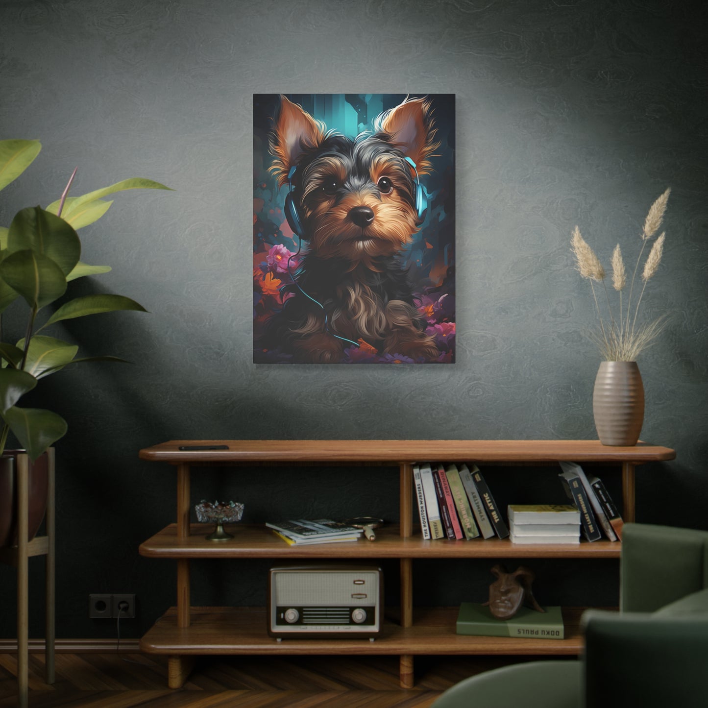 Yorkshire Terrier Wall Art Canvas Print - Perfect Gift for Pet Lovers - VYBE Shop