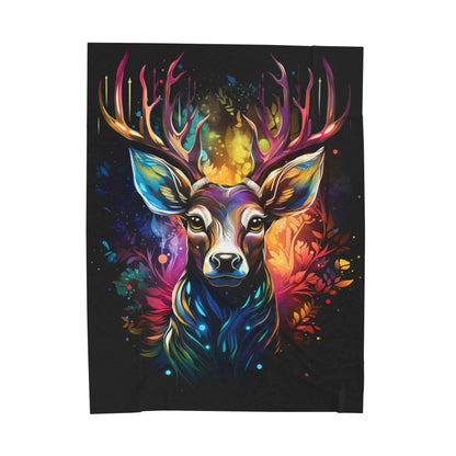 Artistic Forest Stag Blanket