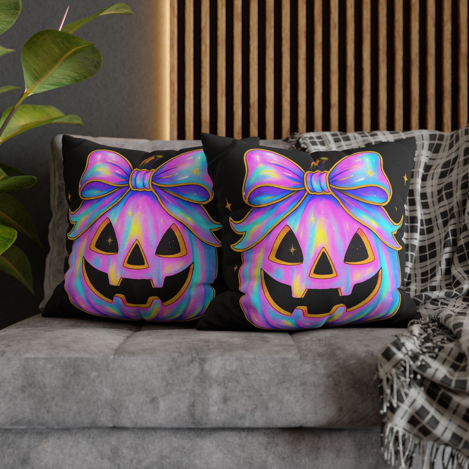 Halloween Pumpkin Pillowcase - Cozy Fall Decor and Spooky Throw Pillow for Autumn Gifts and Festival Decoration - VYBE Shop