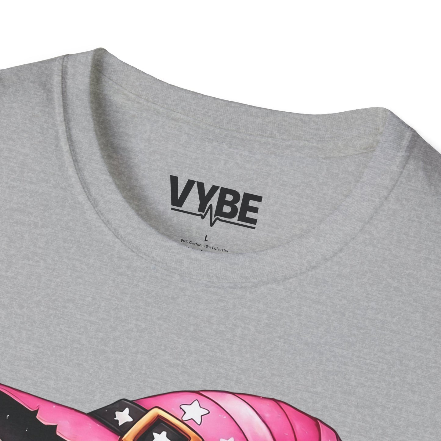 Halloween- Cute Pink Halloween Mummy T-Shirt, Unisex Graphic Tee - VYBE Shop