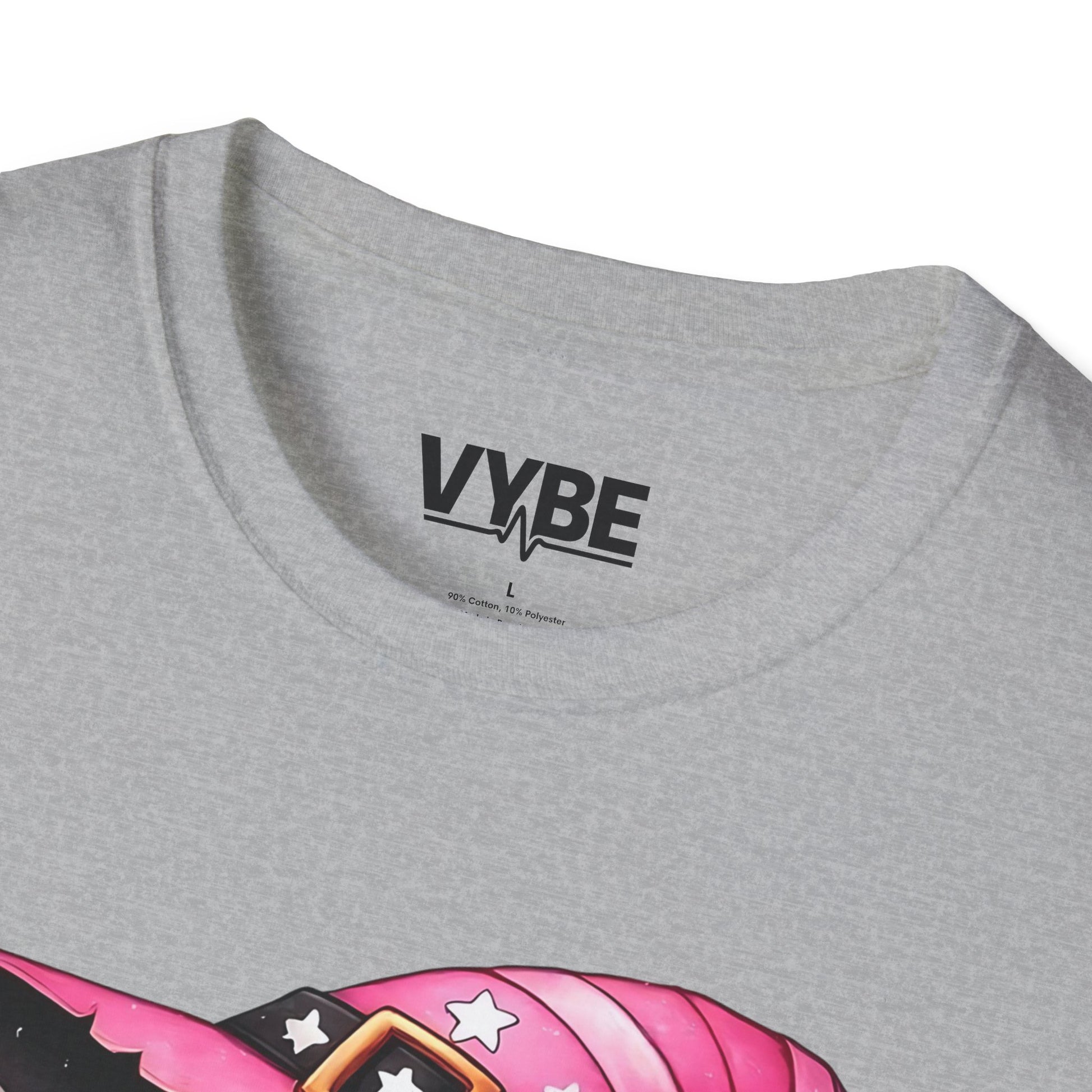 Halloween- Cute Pink Halloween Mummy T-Shirt, Unisex Graphic Tee - VYBE Shop