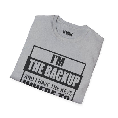 Drunk Tee- I'm The Backup, Fun Night Out Group Tees - VYBE Shop