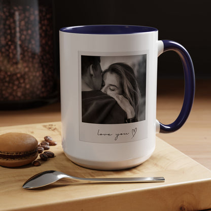 Love You Coffee Mug – Customized Romantic Gift for Couples, Engagement Present, Valentine's Day - VYBE Shop