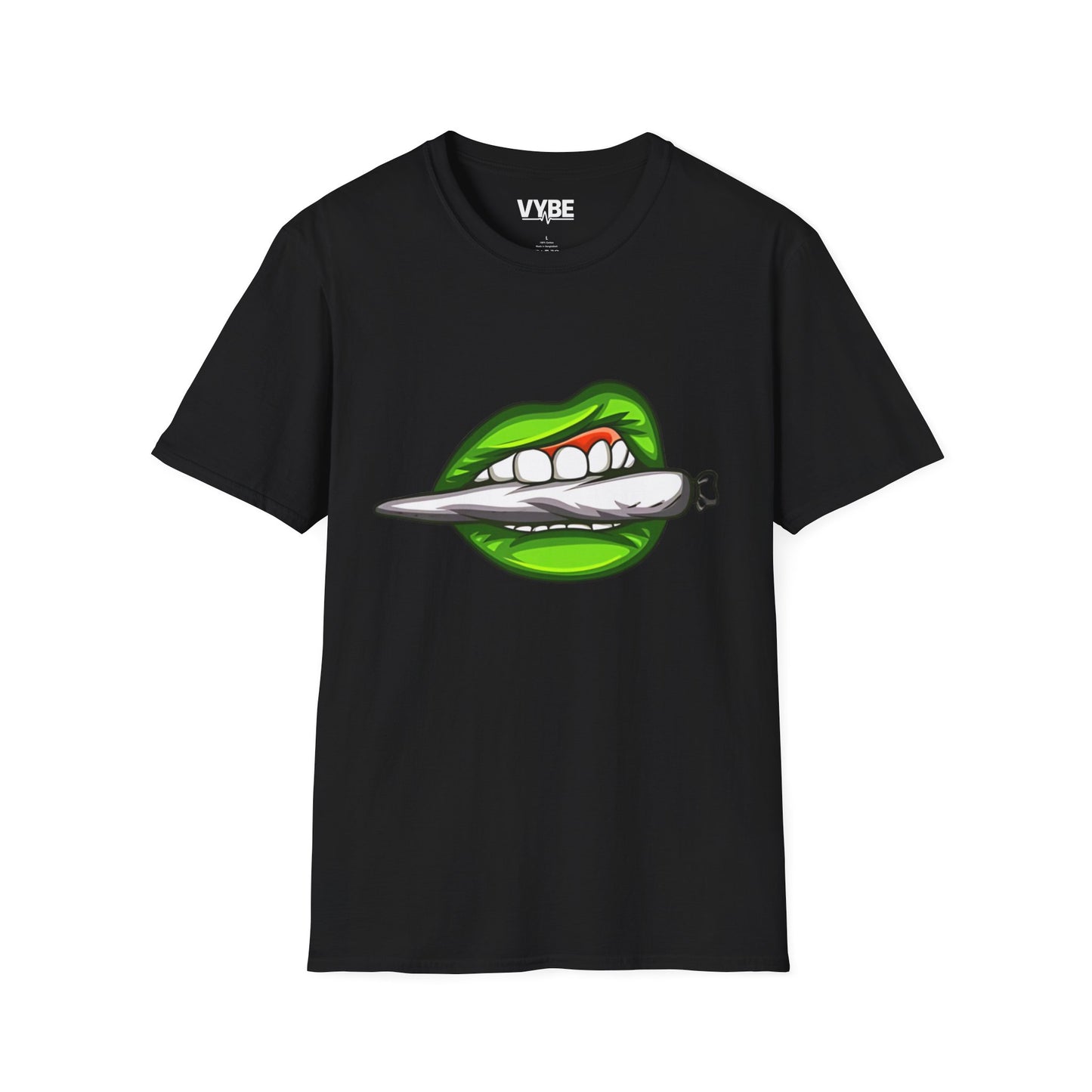 420- Cannabis Lip Graphic T-Shirt - VYBE Shop