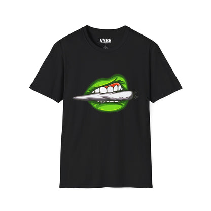 420- Cannabis Lip Graphic T-Shirt - VYBE Shop