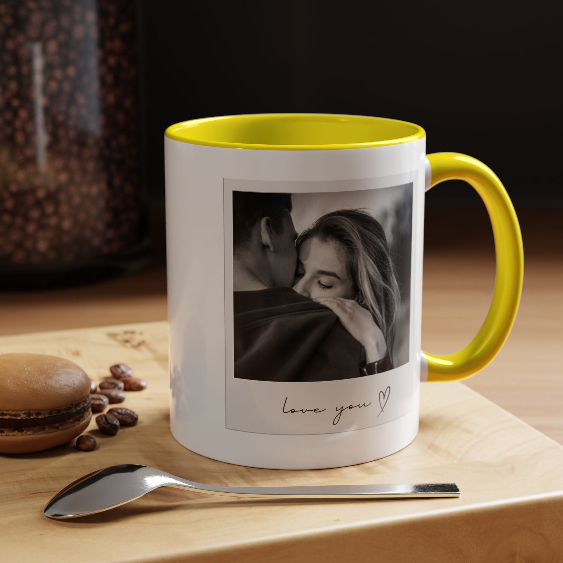 Love You Coffee Mug – Customized Romantic Gift for Couples, Engagement Present, Valentine's Day - VYBE Shop
