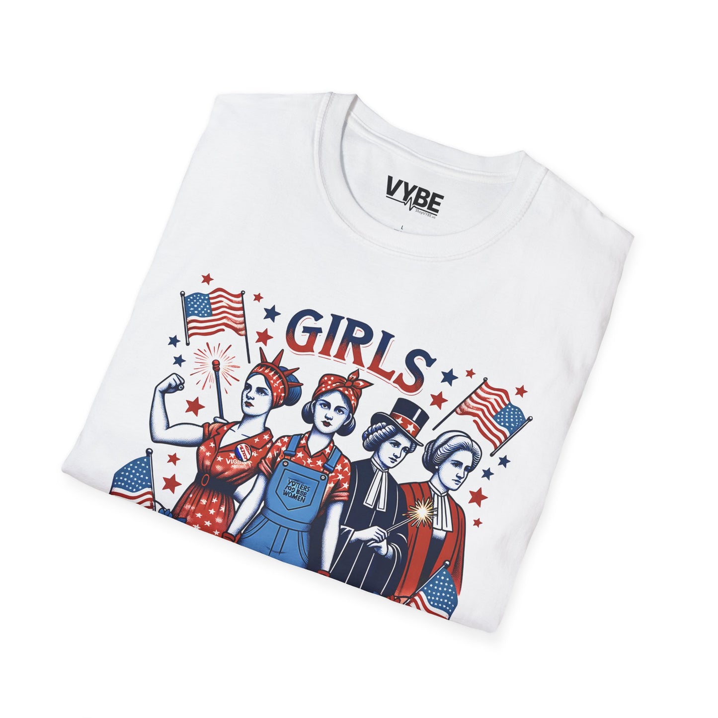Empowering Women Patriotic T-Shirt - VYBE