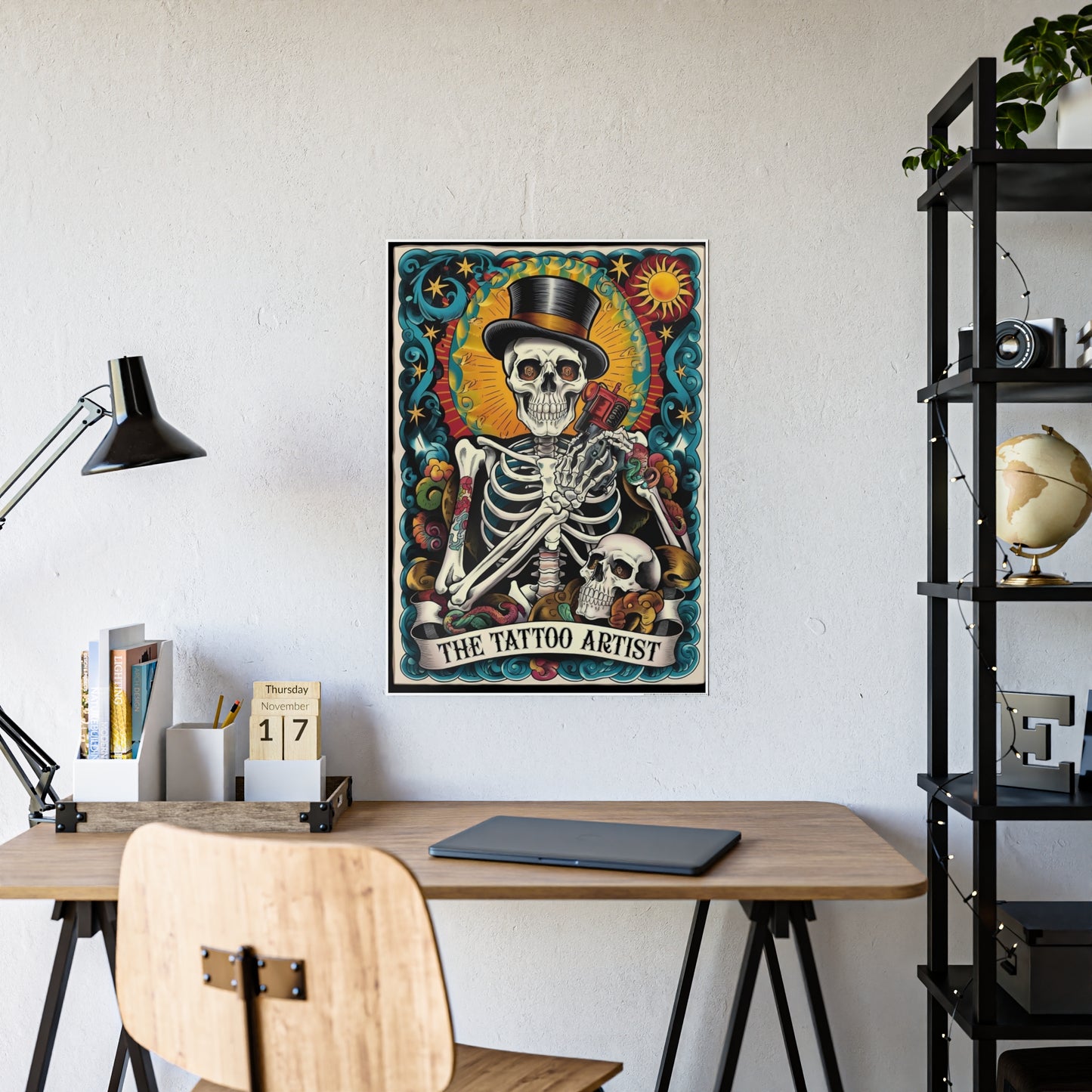 Tattoo Artist Tarot Poster - Unique Gloss Wall Art for Tattoo Lovers - VYBE Shop