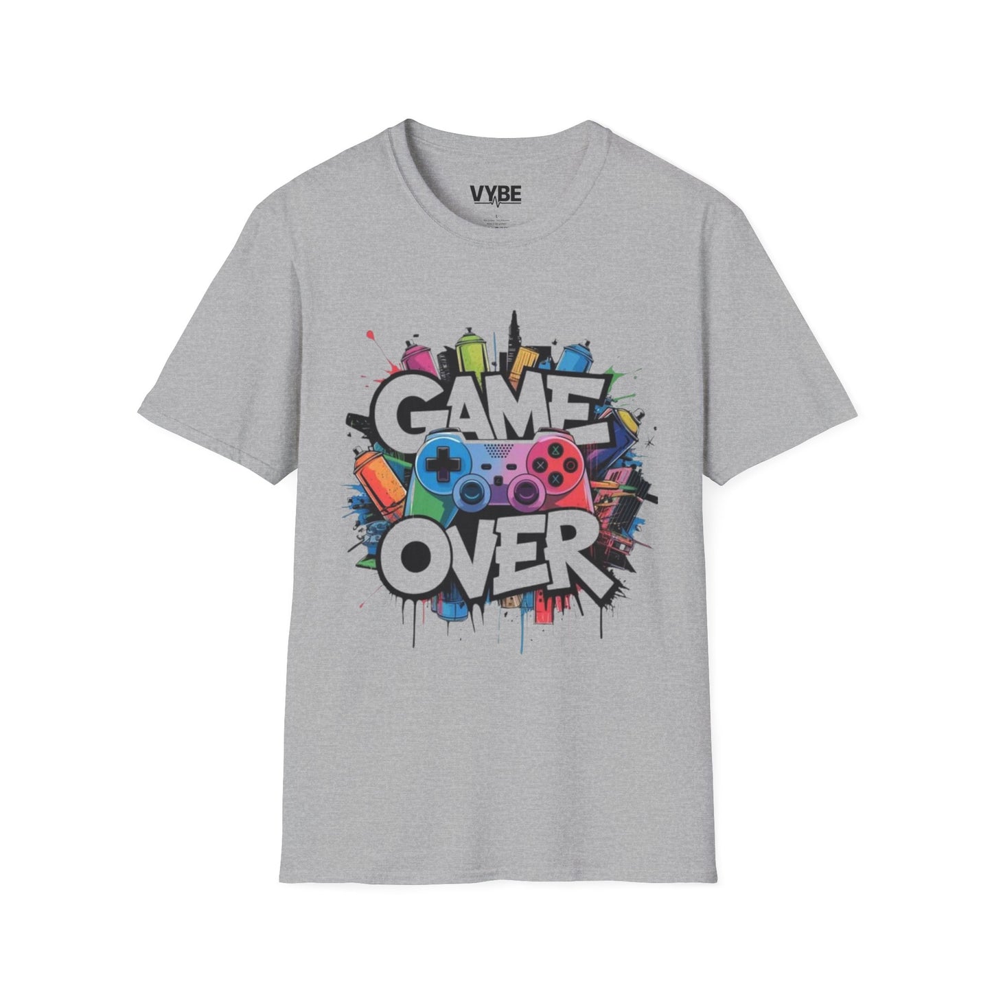 Gaming- Vibes Game Over Unisex T-Shirt, Great Gift For Gamers - VYBE Shop