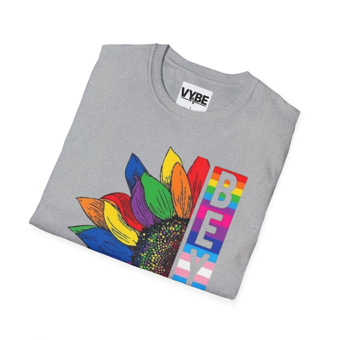 LGBTQ Colorful Sunflower Pride Be You T-Shirt - VYBE Shop