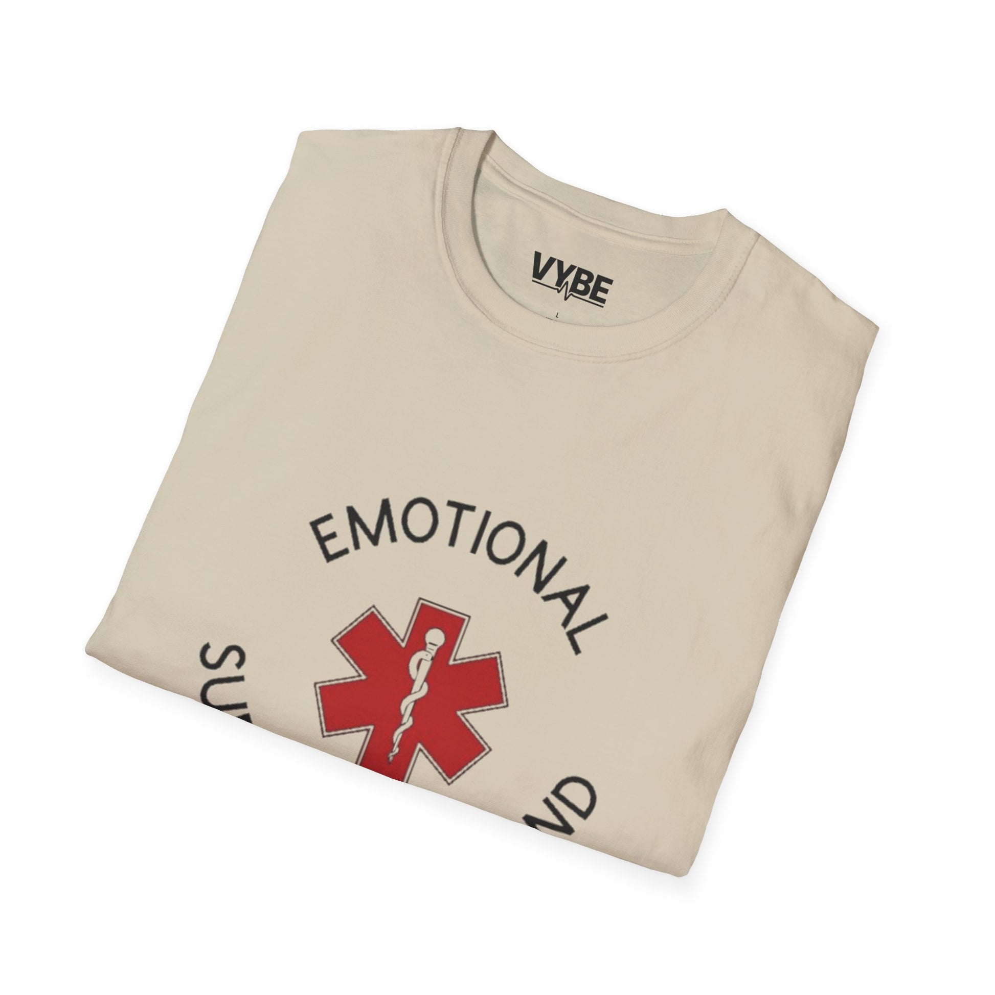Funny Emotional Support Husband T-Shirt - VYBE Shop