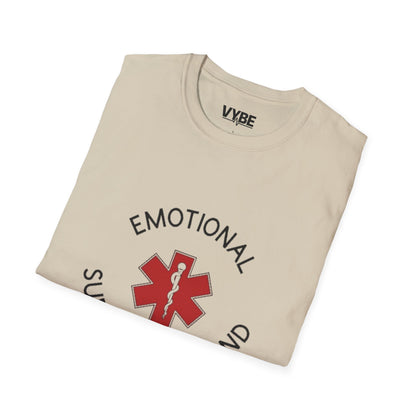 Funny Emotional Support Husband T-Shirt - VYBE Shop