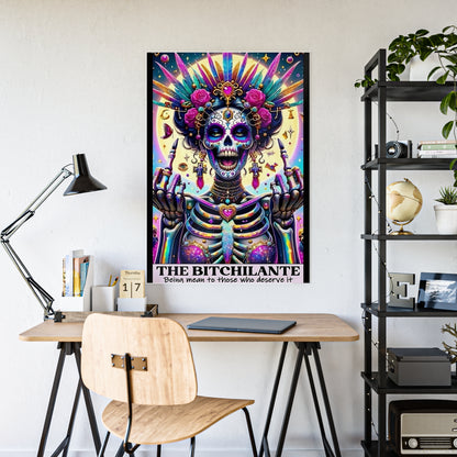 Bitchalante Tarot Wall Poster - Enchanting Wall Decor for Mystical Spaces - VYBE Shop