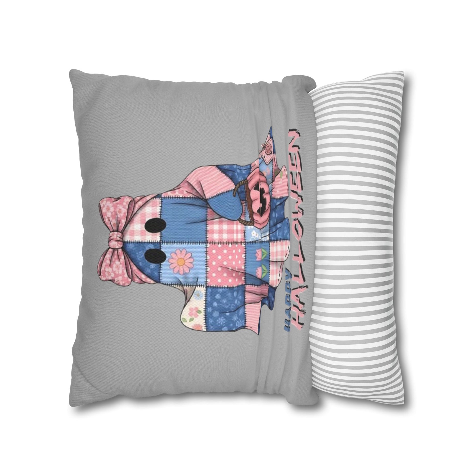 Halloween Ghost Pillowcase - Cozy Seasonal Cushion Cover for Spooky Home Decor and Trick or Treat Gifts - VYBE Shop