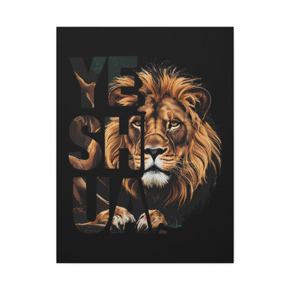 Religion- Majestic Lion Wall Art, Inspirational Home Decor, Animal Canvas Print, Gift for Nature Lovers, Motivational Artwork - VYBE Shop