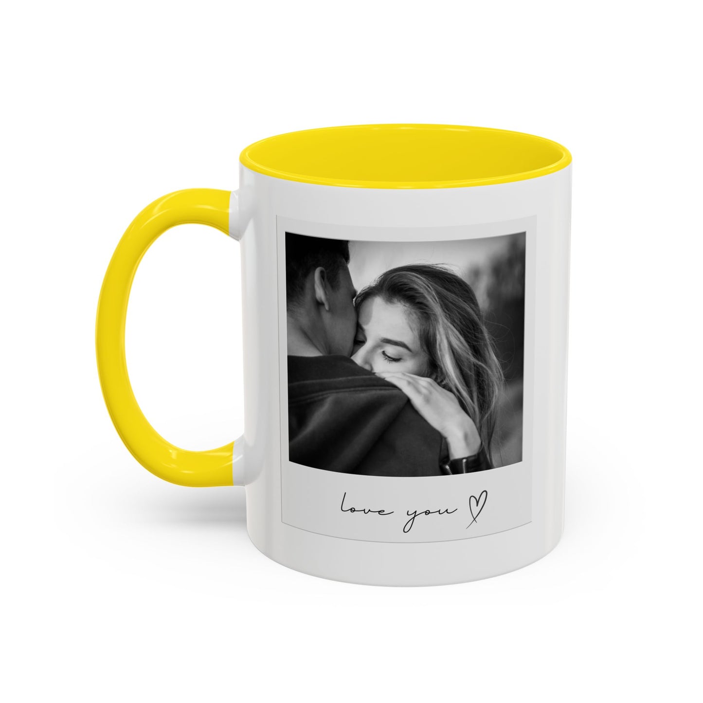 Love You Coffee Mug – Customized Romantic Gift for Couples, Engagement Present, Valentine's Day - VYBE Shop
