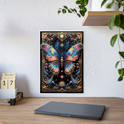 Vibrant Butterfly Poster - Stunning Wall Art Tarot Design - VYBE Shop