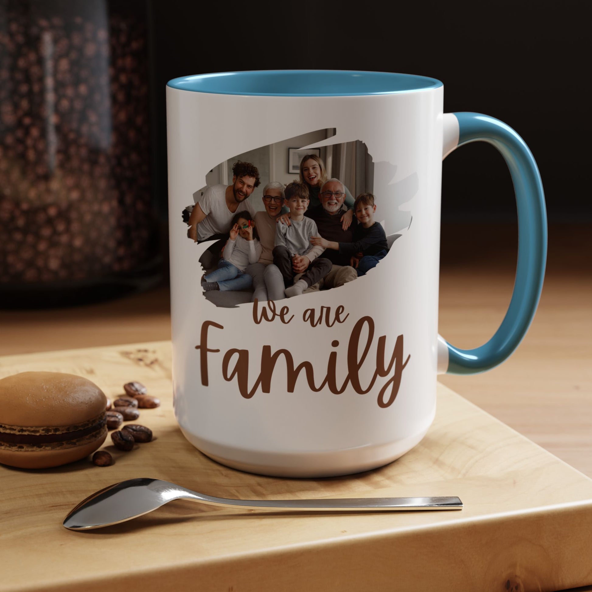 Customized Family Coffee Mug, Personalized Mug Gift, Add Your Family Photo - VYBE Shop