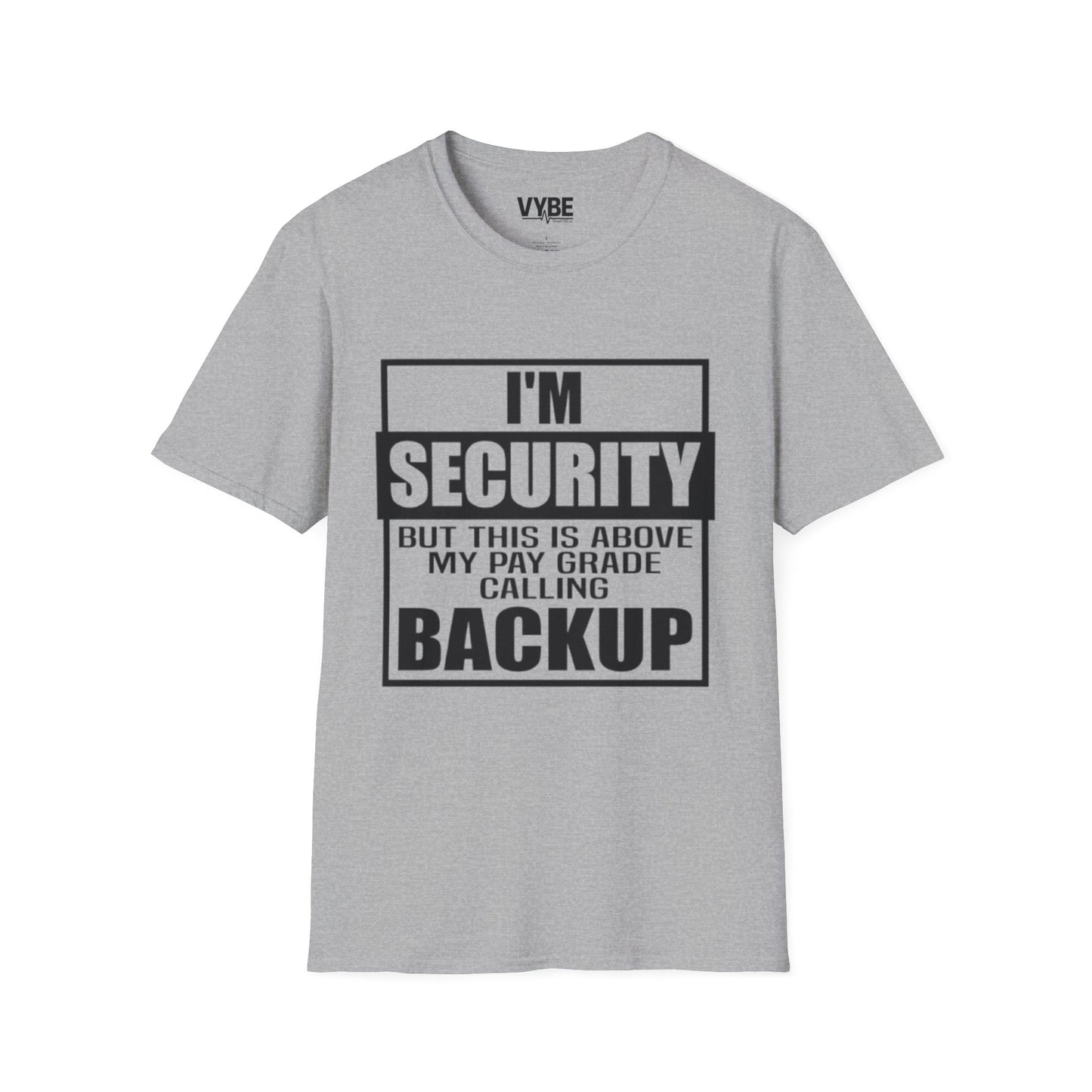 Drunk Tee I'm Security - Fun Graphic T-Shirt for Party Protection
