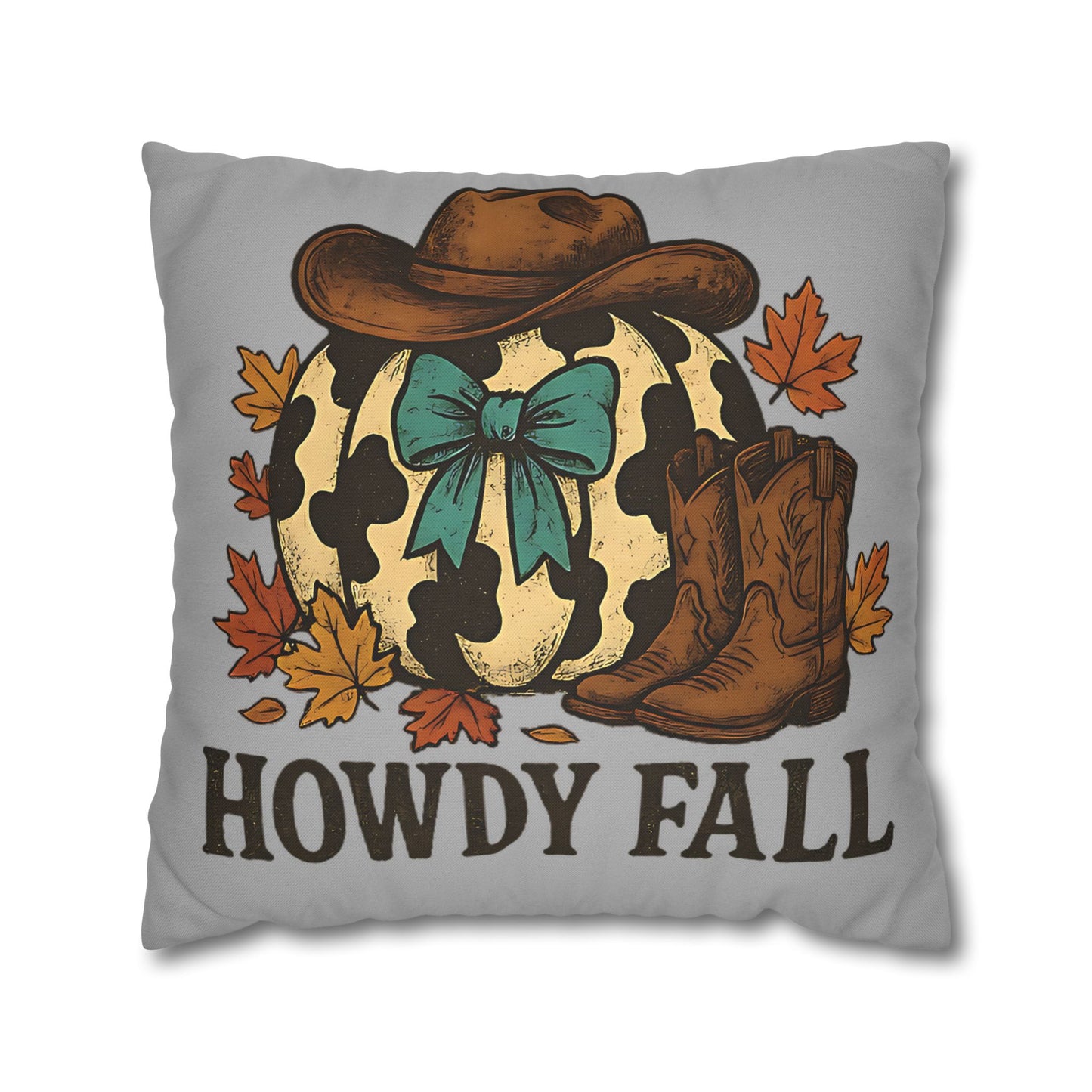 Howdy Fall Decorative Pillowcase - Cozy Autumn Home Decor, Farmhouse Style Decorative Pillow Cover, Perfect Fall Gift - VYBE Shop