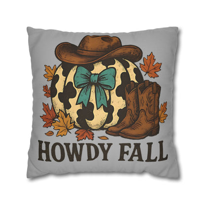Howdy Fall Decorative Pillowcase - Cozy Autumn Home Decor, Farmhouse Style Decorative Pillow Cover, Perfect Fall Gift - VYBE Shop