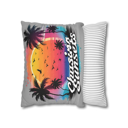 Sunset Vibes Pillowcase - Tropical Decor for Relaxation and Beach House Gifts - VYBE Shop