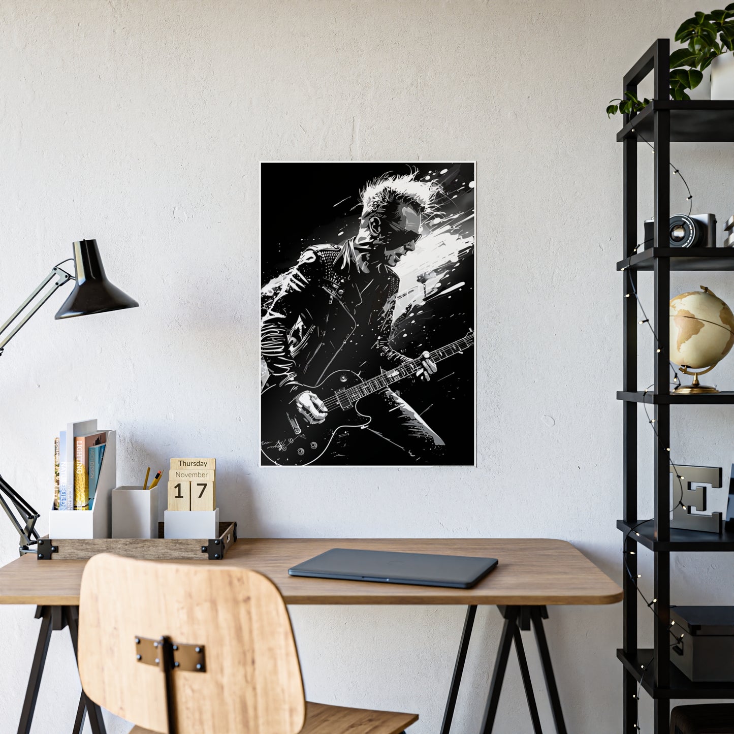 Edgy Rock Music Poster | Trendy Wall Art for Music Lovers - VYBE Shop