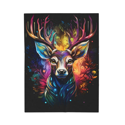 Artistic Forest Stag Blanket