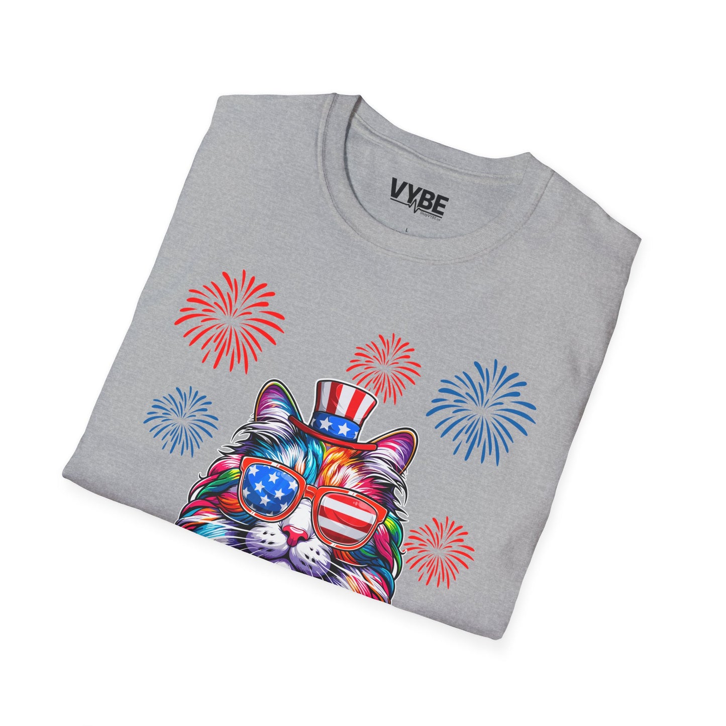 'Merica Kitty T-Shirt - VYBE