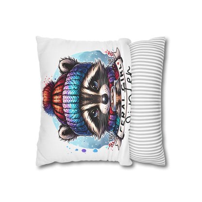 Feral Girl Winter Pillowcase - Cozy Decor for Animal Lovers, Perfect Winter Chill Vibe Home Accent Cushion Cover - VYBE Shop