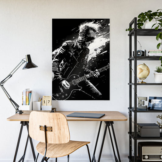 Edgy Rock Music Poster | Trendy Wall Art for Music Lovers - VYBE Shop