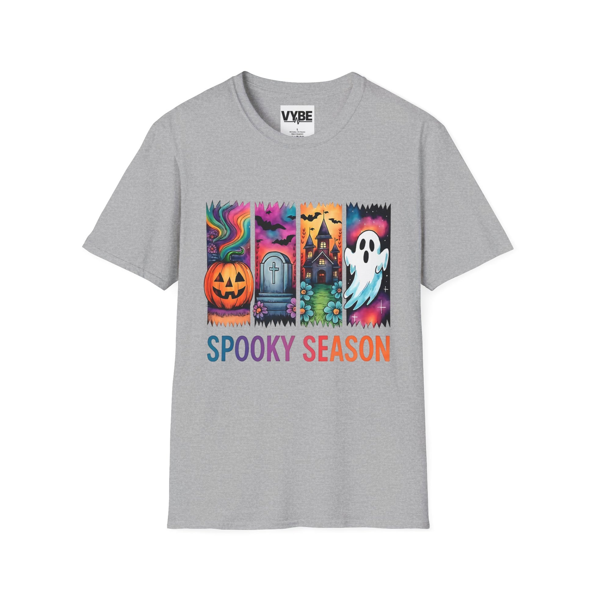 Halloween- Spooky Season T-Shirt - Fall Festivities, Costume Parties, Ghost Lovers, Pumpkin Fans - VYBE Shop
