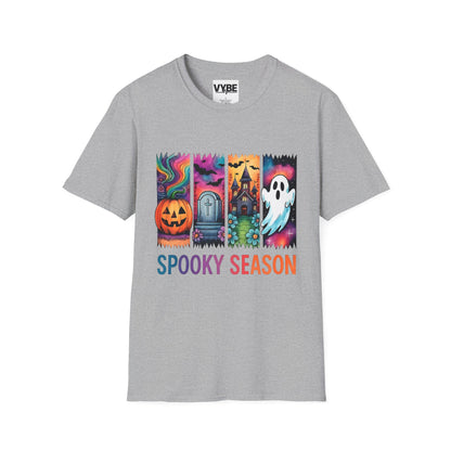 Halloween- Spooky Season T-Shirt - Fall Festivities, Costume Parties, Ghost Lovers, Pumpkin Fans - VYBE Shop