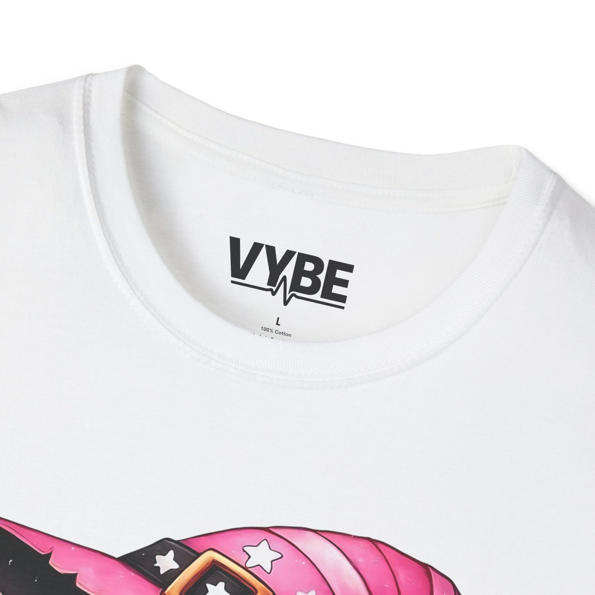Halloween- Cute Pink Halloween Mummy T-Shirt, Unisex Graphic Tee - VYBE Shop