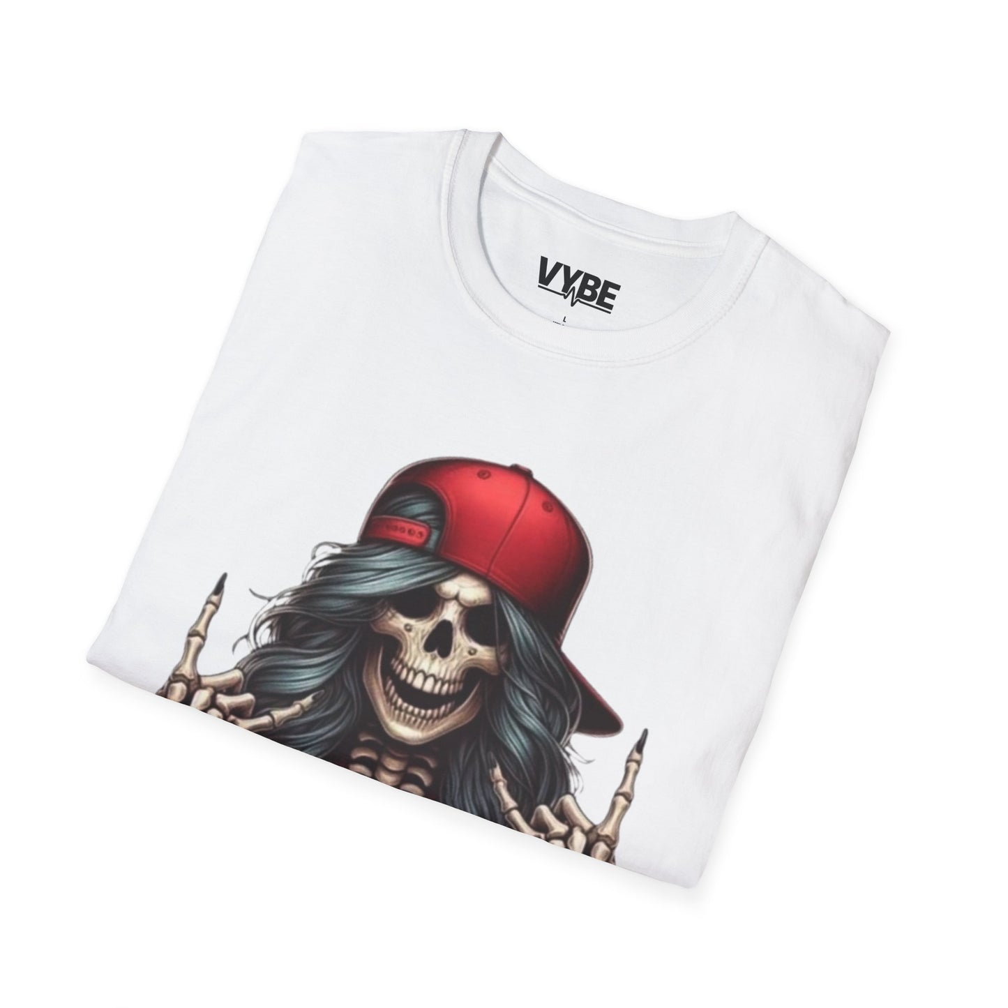 Skeleton Rock Vibes T-Shirt - VYBE Shop