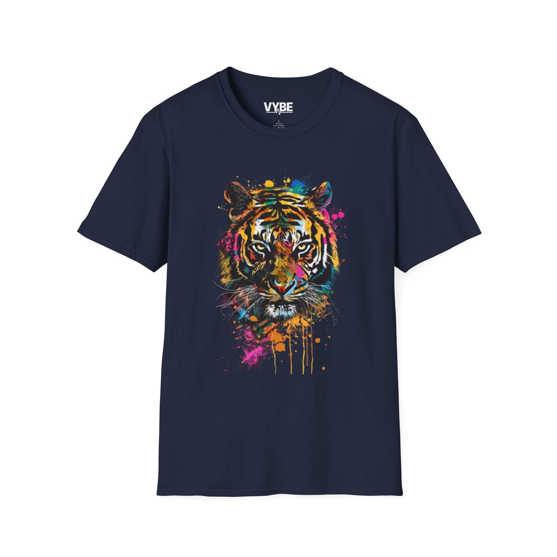 Vibrant- Tiger Graphic Tee - VYBE Shop