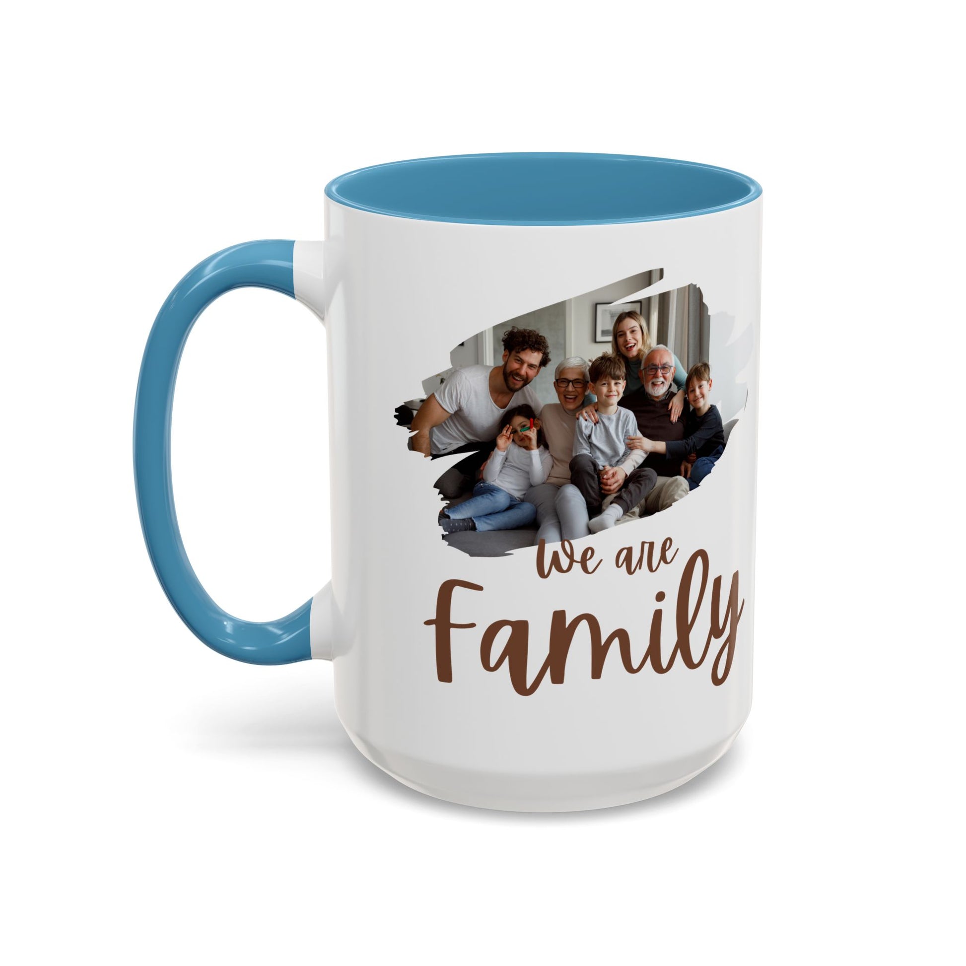 Customized Family Coffee Mug, Personalized Mug Gift, Add Your Family Photo - VYBE Shop