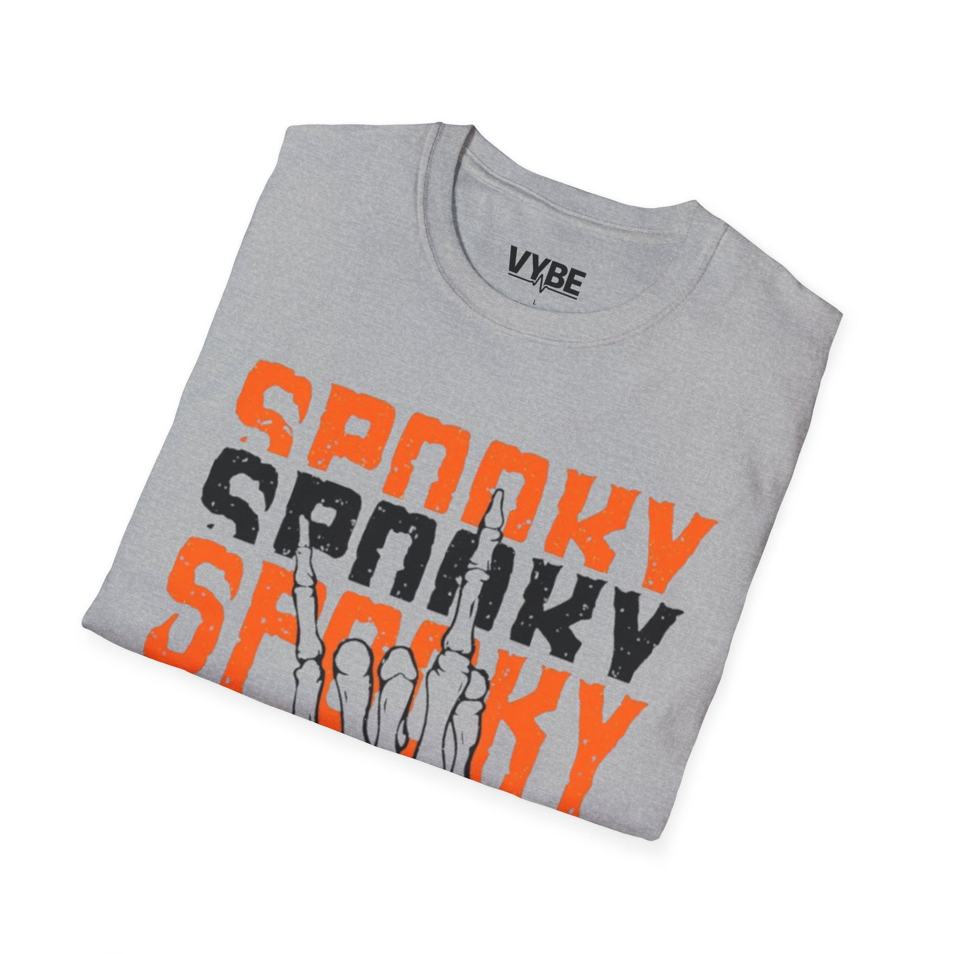 Halloween- Spooky Vibes Unisex T-Shirt, Trendy Design, Best Seller - VYBE Shop