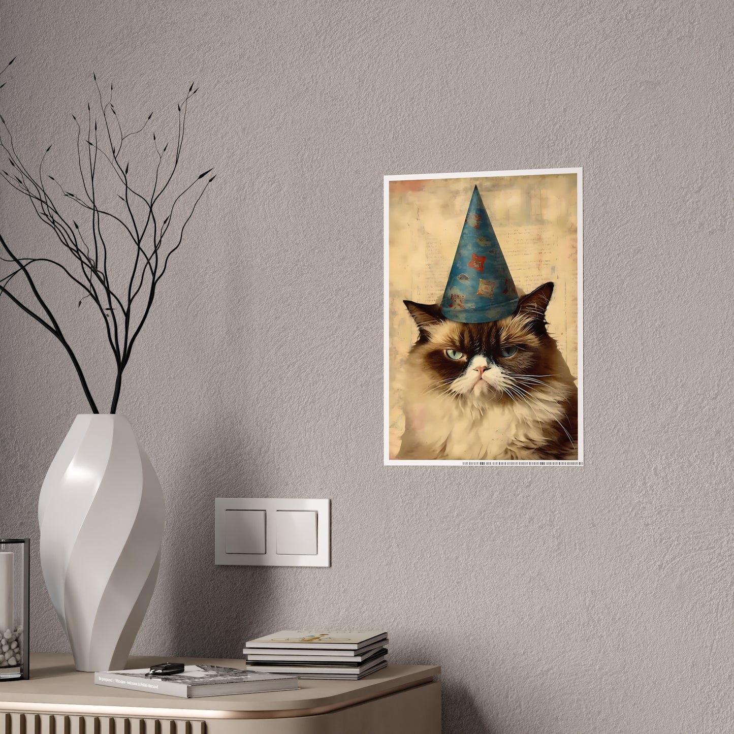 Grumpy Cat Poster - Fun Party Art Print for Cat Lovers - VYBE Shop