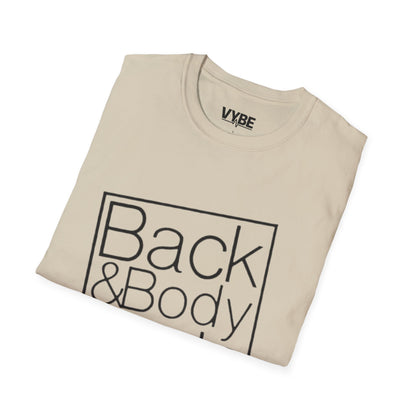 Funny- Back & Body Hurts T-Shirt, Funny Play On Words, Gift Idea - VYBE Shop