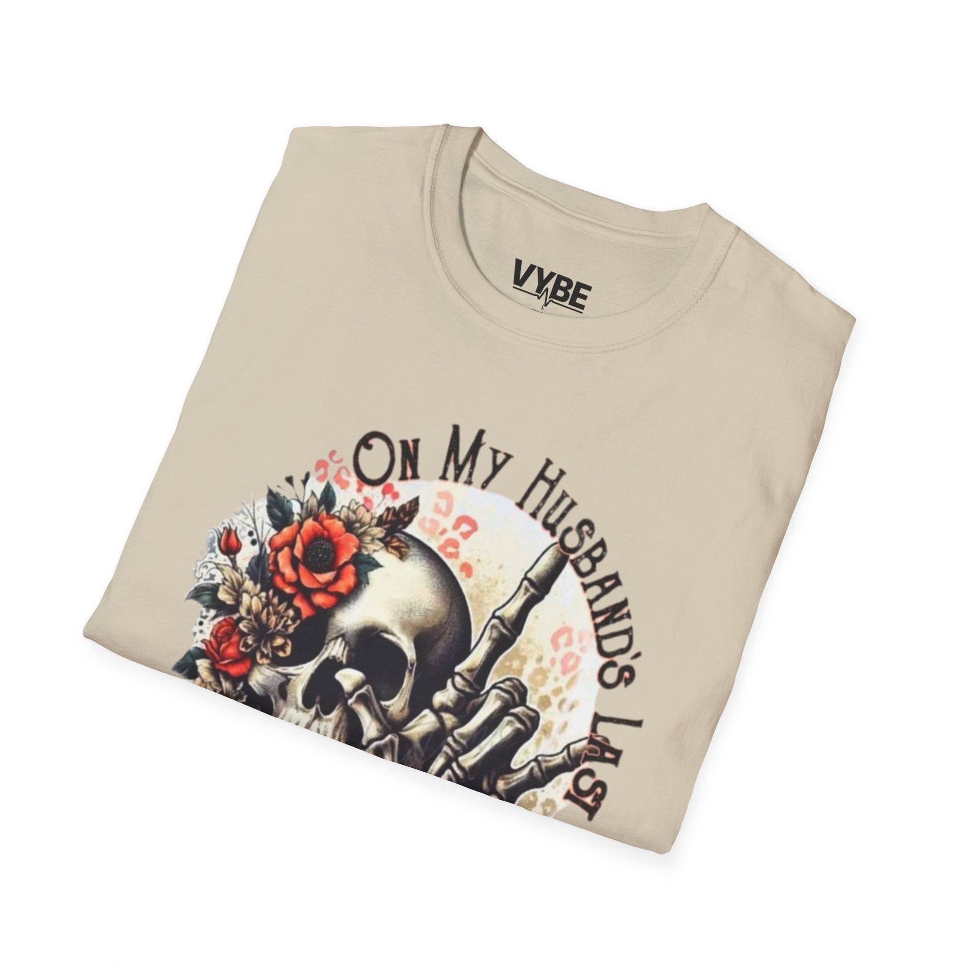 Funny- On My Husband's Last Nerve T-Shirt, Funny Gift For Wifey - VYBE Shop
