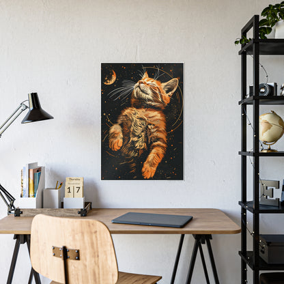 Cat Poster, Cute Cat Art Print, Cat Lover Gift - VYBE Shop