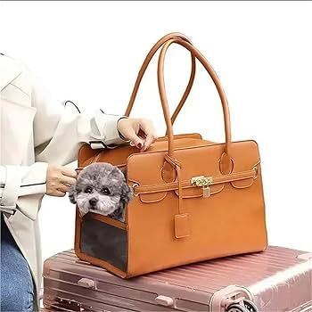 Premium Leather Pet Carrier - VYBE