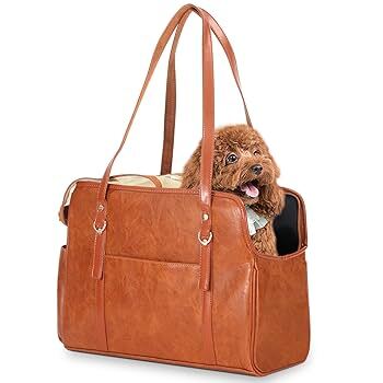 Premium Leather Pet Carrier - VYBE