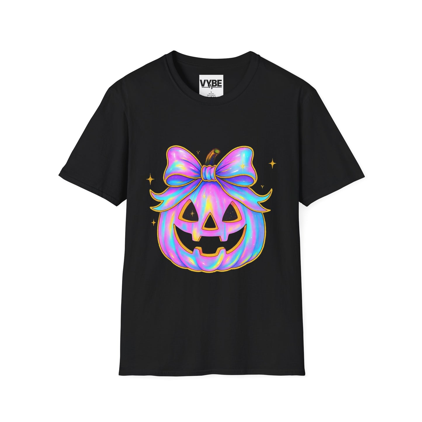 Halloween- Pumpkin Graphic Tee, Unisex T-Shirt for Spooky Season, Festival Apparel, Cute Fall Shirt - VYBE Shop