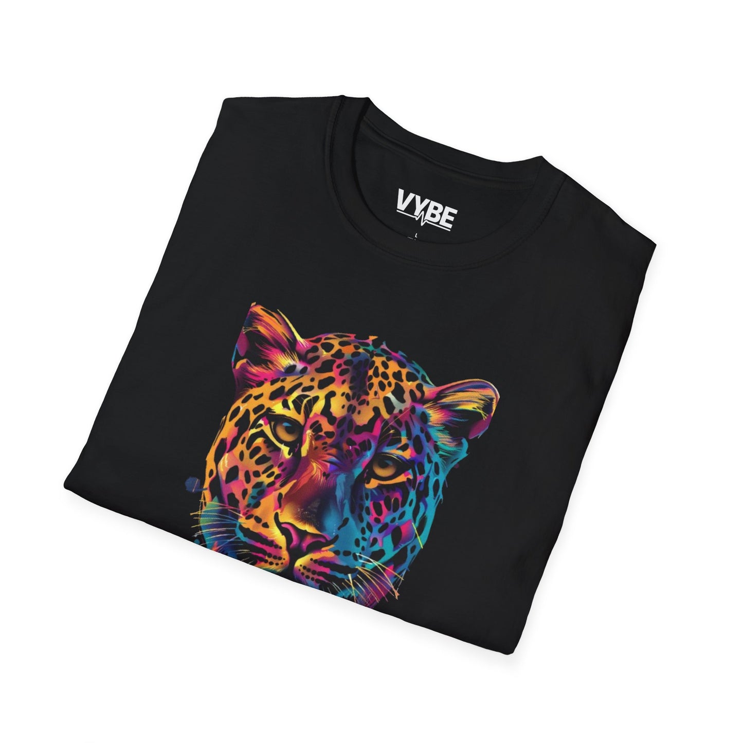 Neon- Leopard Graphic T-Shirt - VYBE Shop