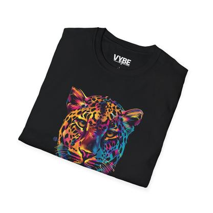 Neon- Leopard Graphic T-Shirt - VYBE Shop