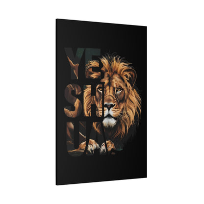 Religion- Majestic Lion Wall Art, Inspirational Home Decor, Animal Canvas Print, Gift for Nature Lovers, Motivational Artwork - VYBE Shop